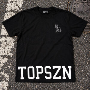 OVO October's Very Own Drake TOPSZN T-Shirt Black Men's Size Large Rare